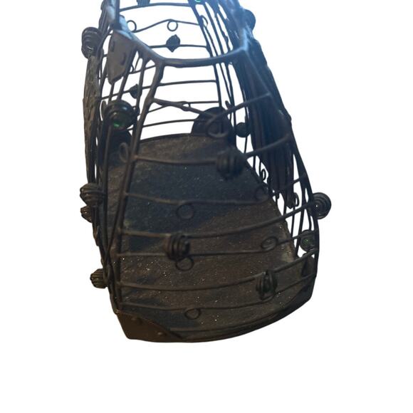 GUC Metal 'Corks' Holder Grape Design Purse Handbag Pocketbook 10"x10" - Picture 4 of 4